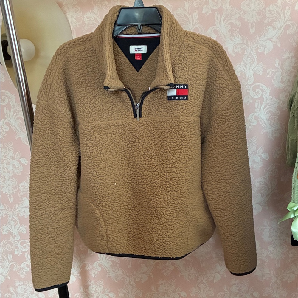 Tommy Hilfiger Tan Teddy Jacket